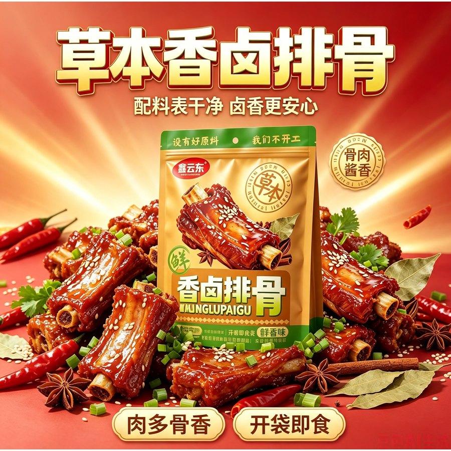 鑫云东 草本香卤排骨