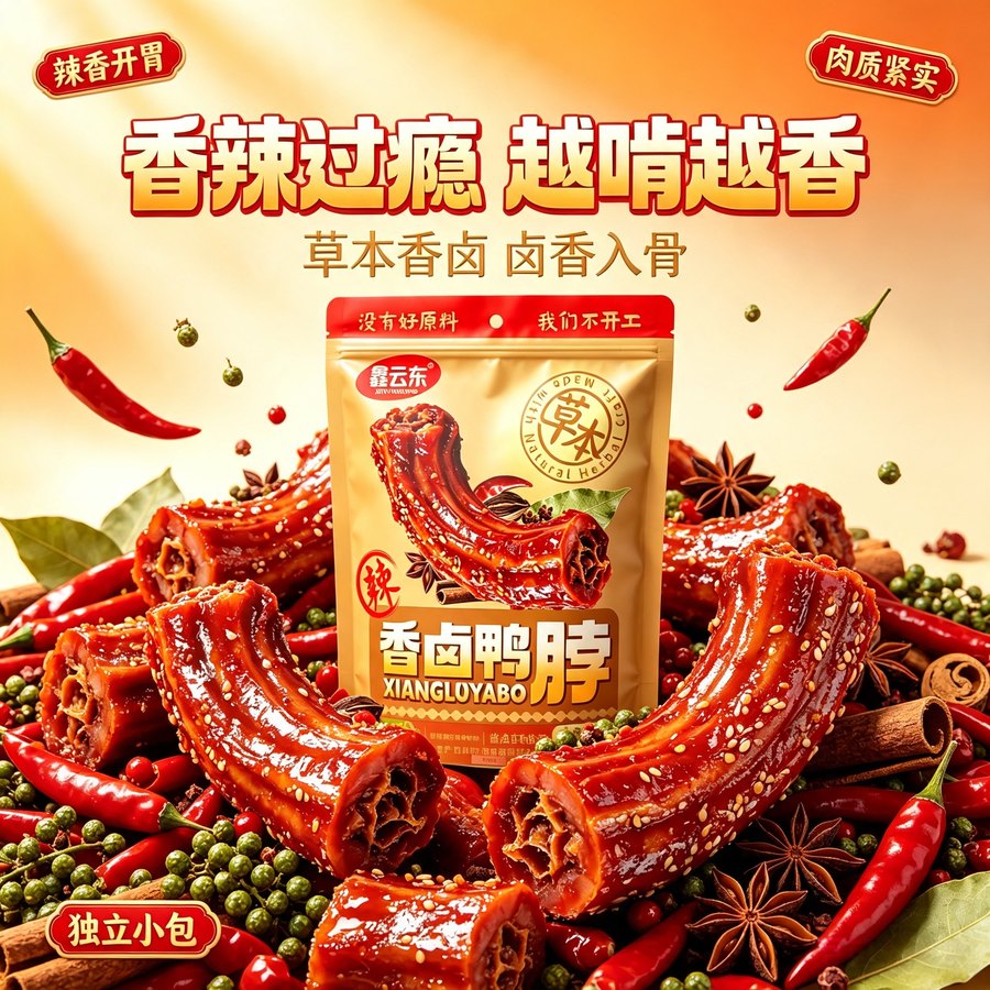 鑫云东 草本香卤鸭脖