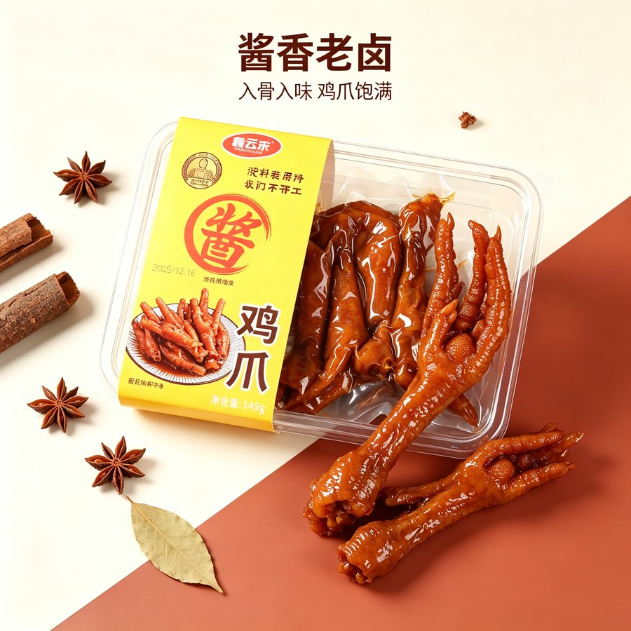鑫云东 酱香老卤鸡爪