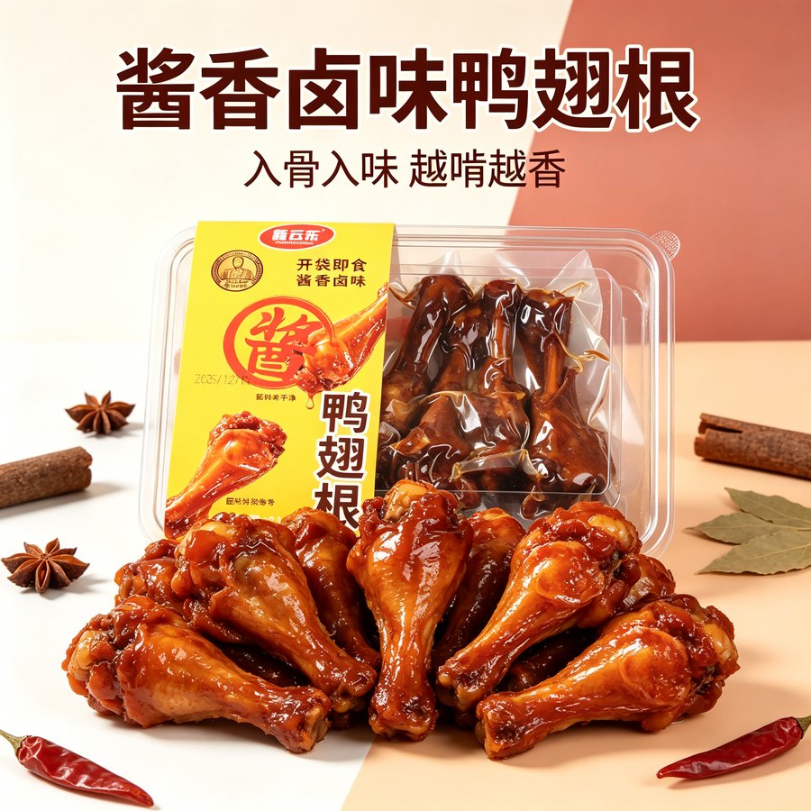 鑫云东 酱香卤鸭翅根