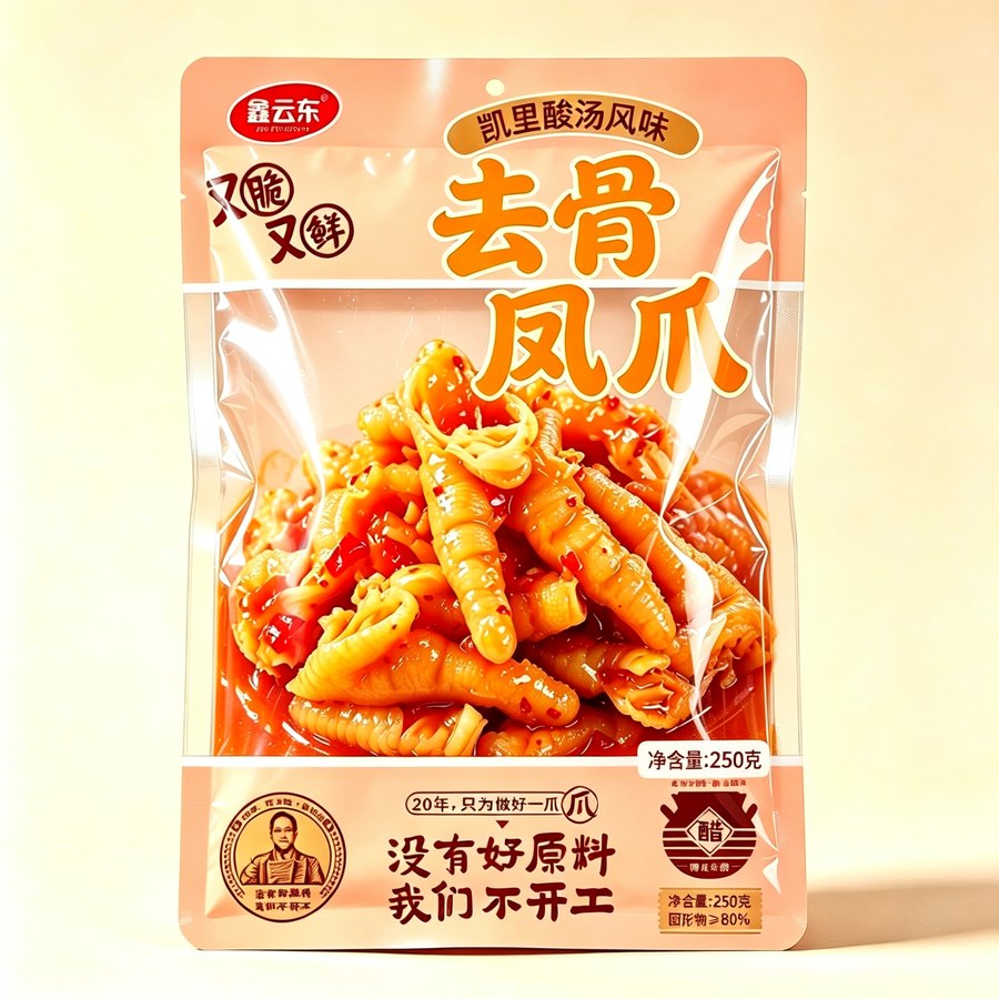 鑫云东 凯里酸汤风味去骨凤爪