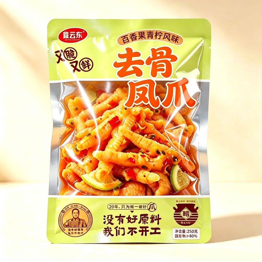 鑫云东 百香果青柠去骨凤爪